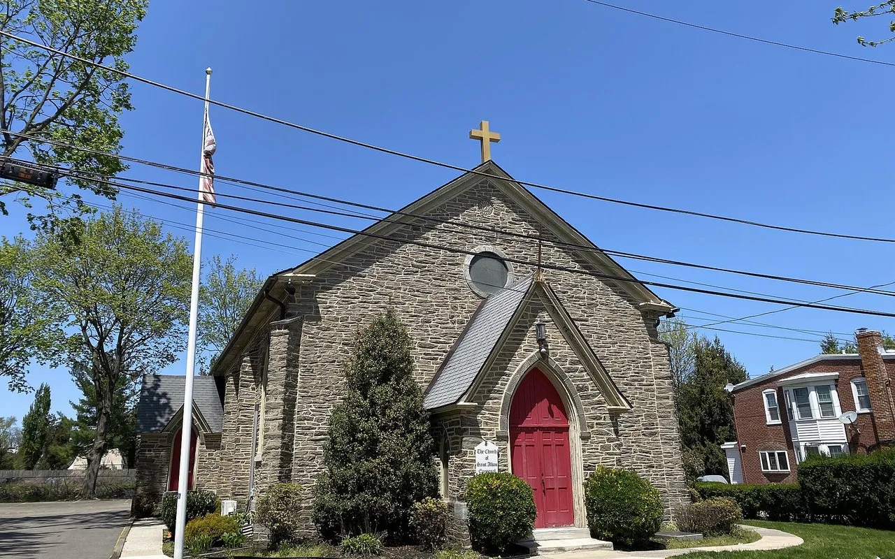 The stone Church of St. Alban in Roxborough