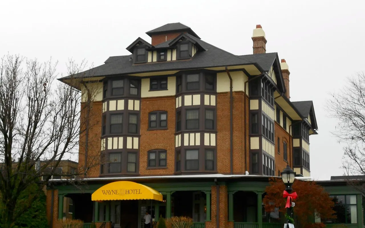 The Wayne Hotel on Lancaster Avenue